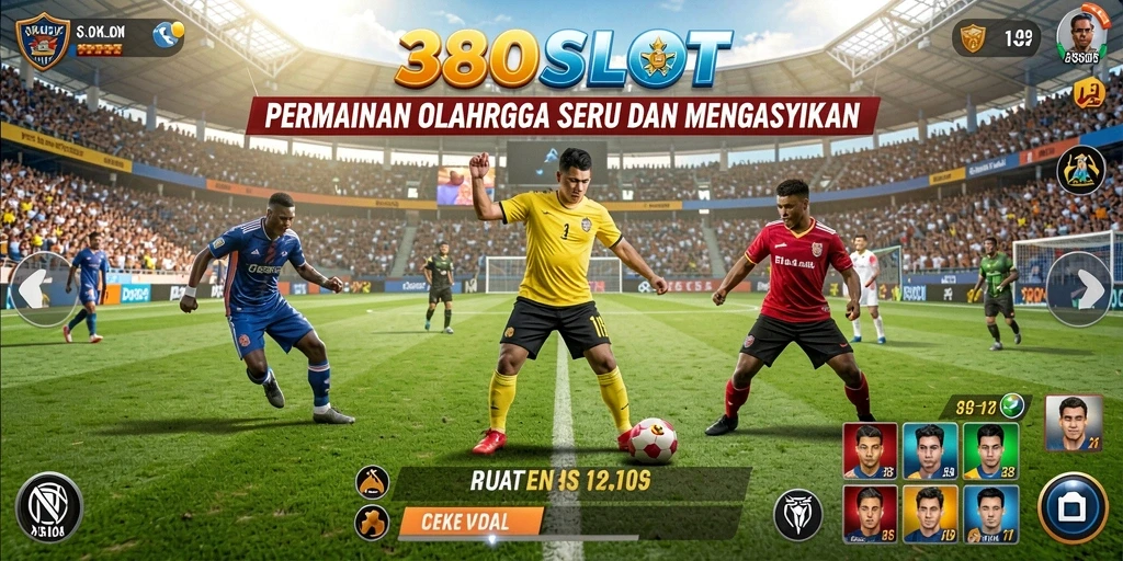 Screenshot gameplay 380SLOT yang menampilkan aksi seru dalam olahraga.