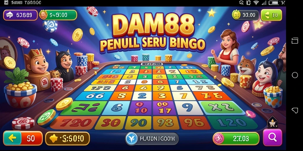 Screenshot menunjukkan gameplay Bingo yang seru dan interaktif.