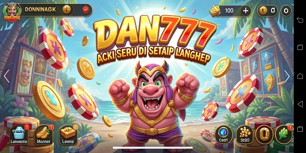 Tampilan gameplay aksi seru dalam DAN777 yang menampilkan pertarungan intens.