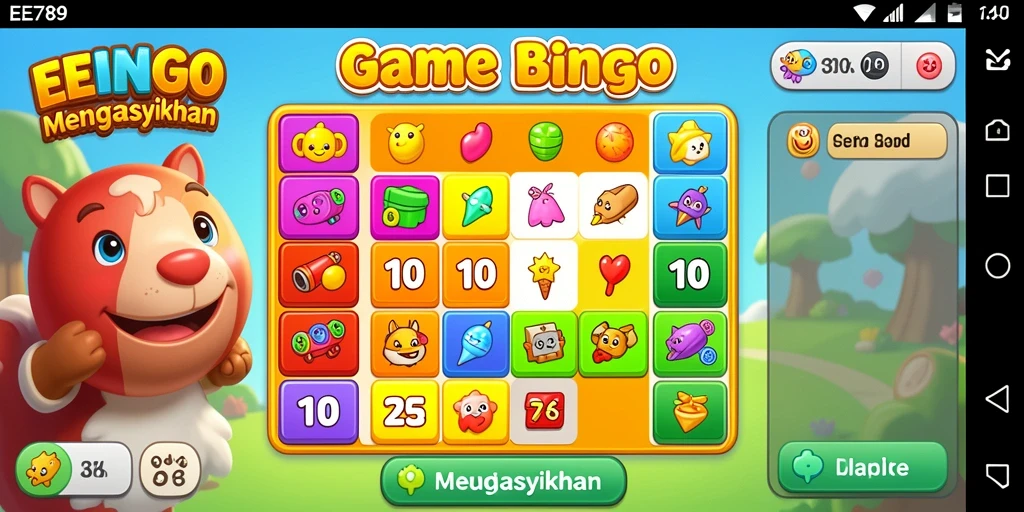 Gameplay seru dari EE789 yang menampilkan suasana Bingo yang menarik.