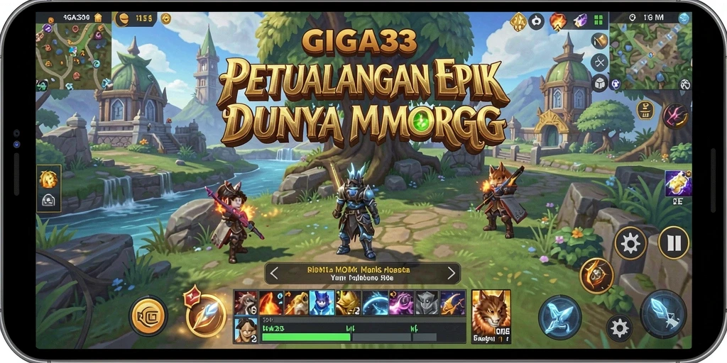 Tampilan menarik dari gameplay GIGA33 yang memukau.