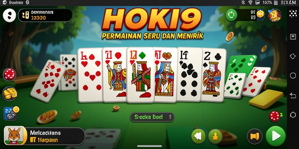 Tampilan gameplay seru dalam HOKI9 yang menantang.