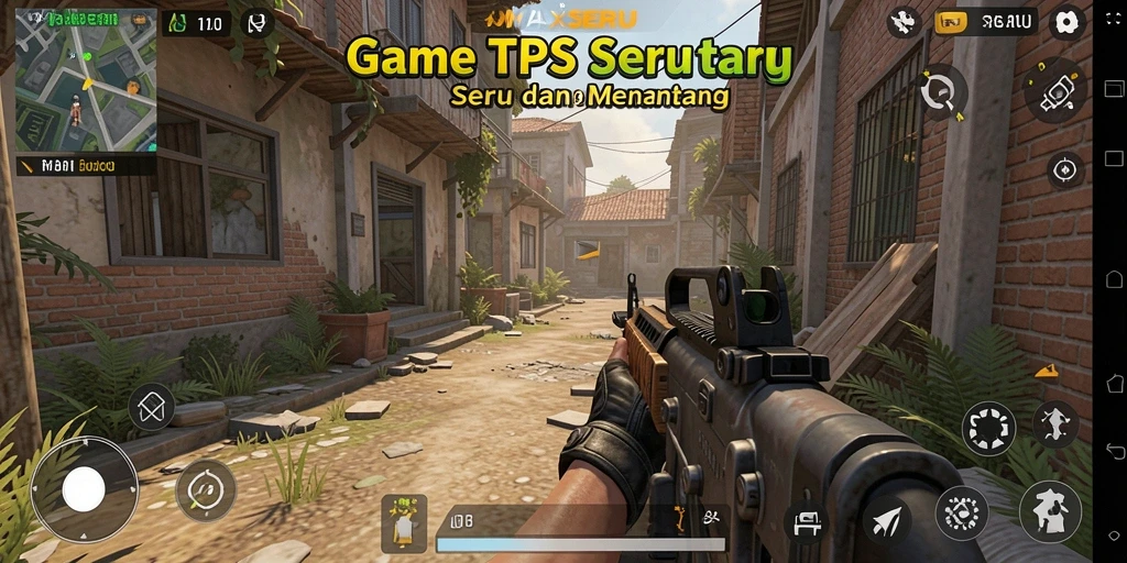 Tangkapan layar aksi seru dari gameplay <strong>MAXSERU</strong> yang mendebarkan.