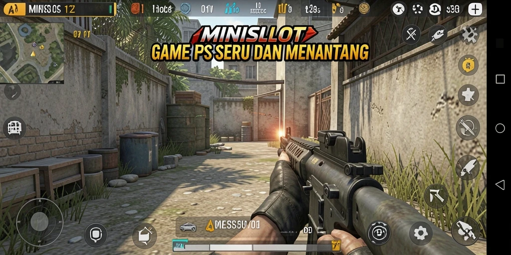 Tampilan gameplay MINISLOT yang intens dan penuh aksi.
