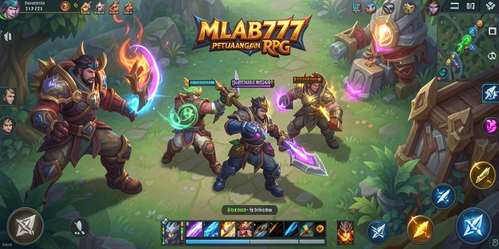 Tampilan gameplay epic RPG yang seru dan mendebarkan.