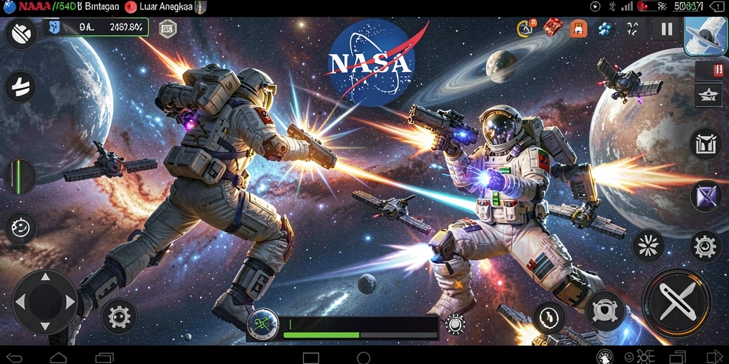 Gameplay seru dan intens dalam <strong>NASA4D</strong> dengan visual luar angkasa yang menawan.