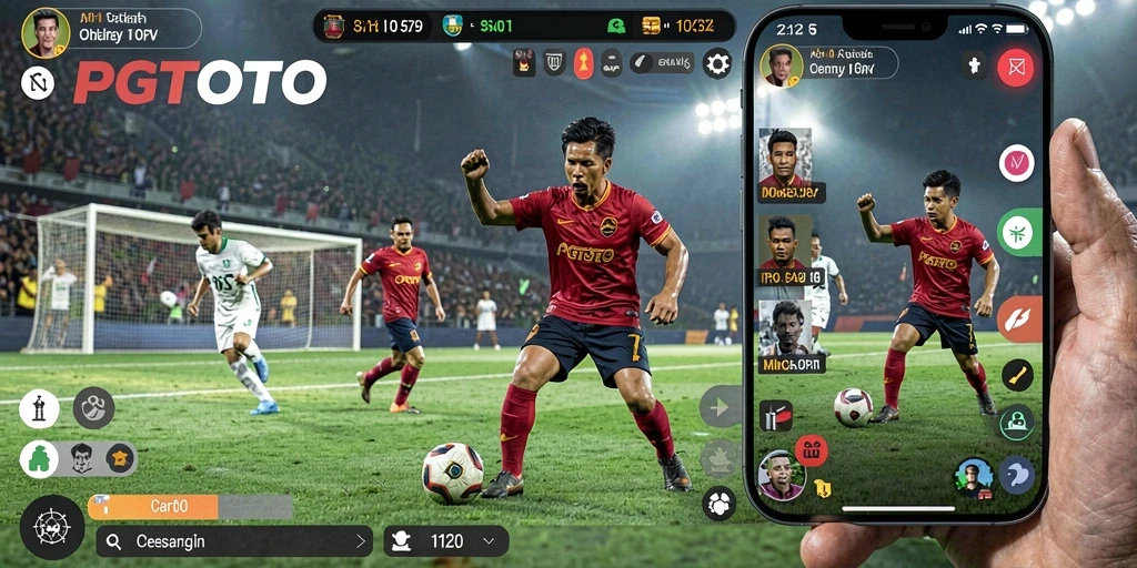 Tampilan screenshot PGTOTO yang menunjukkan aksi permainan olahraga.