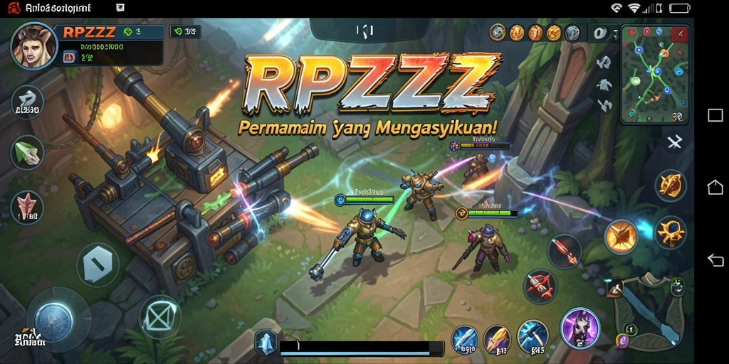 Tampilan gameplay RPZZZ yang penuh strategi dan aksi.