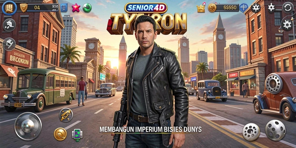 Tangkapan layar utama SENIOR4D menampilkan gameplay yang menarik dan dinamis.