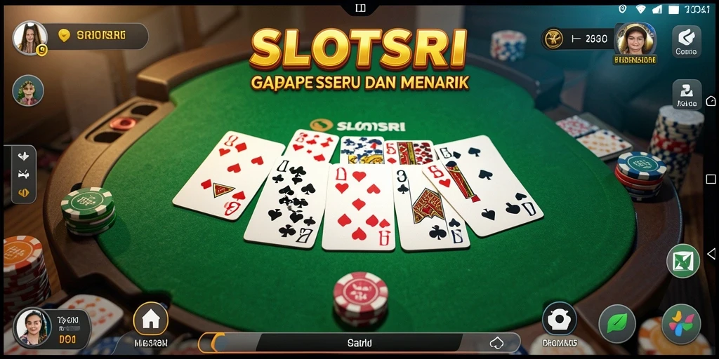 Gameplay seru SLOTSRI menampilkan keseruan permainan Gaple.