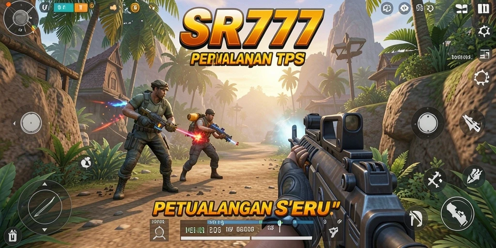 Gameplay seru dengan aksi menegangkan dalam SR777.