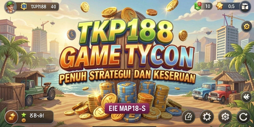 Gameplay seru TKP188 dengan strategi bisnis yang mendalam.