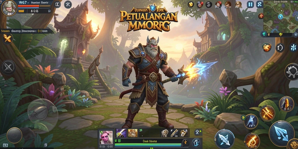 Tampilan gameplay yang mengagumkan saat bertarung di W67.