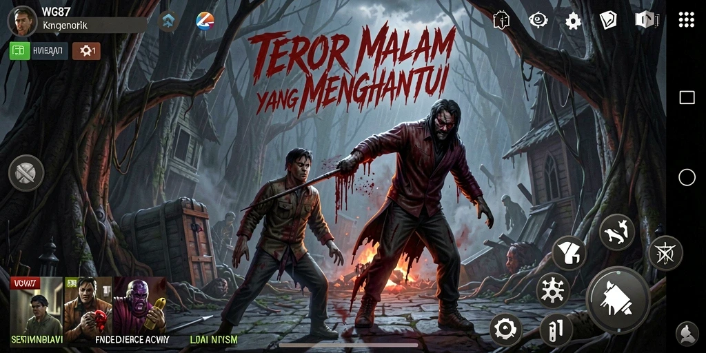Gameplay WG87 yang menegangkan dan penuh ketegangan.