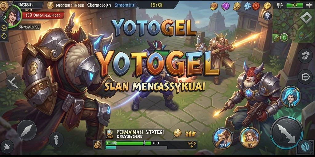 Tampilan gameplay YOTOGEL yang menegangkan dan strategis.